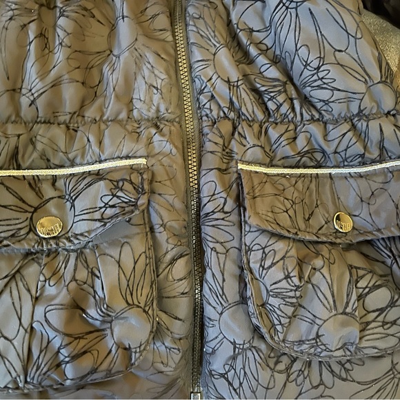 Desigual | Black Paisley Rick Puffer Coat - Girls - Picture 4 of 6